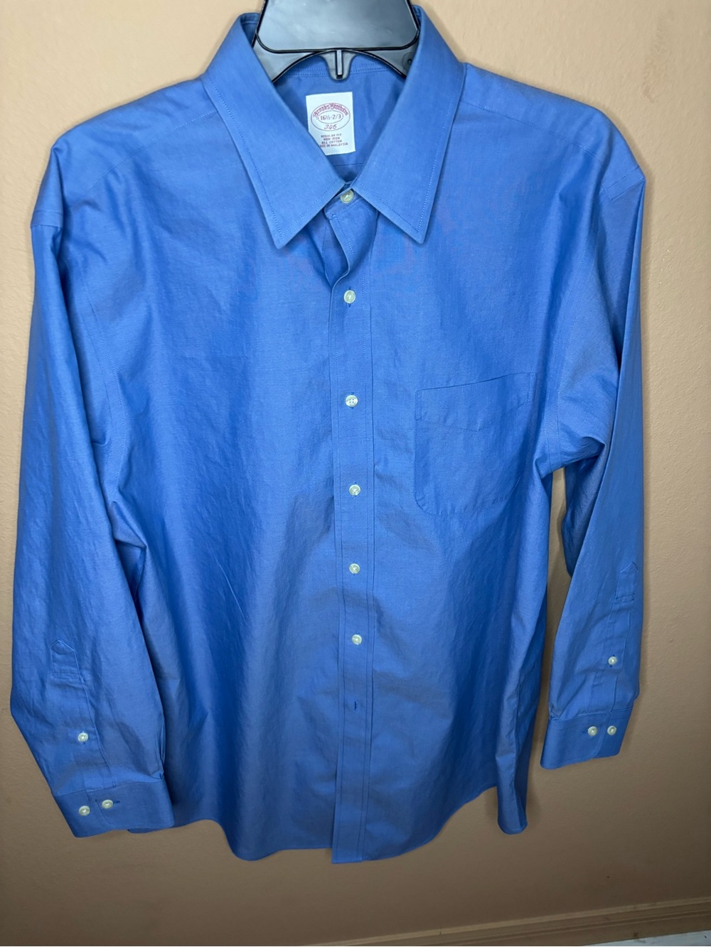 Brooks Brothers Men's Royal Blue Dress Shirt 16.5 2/3